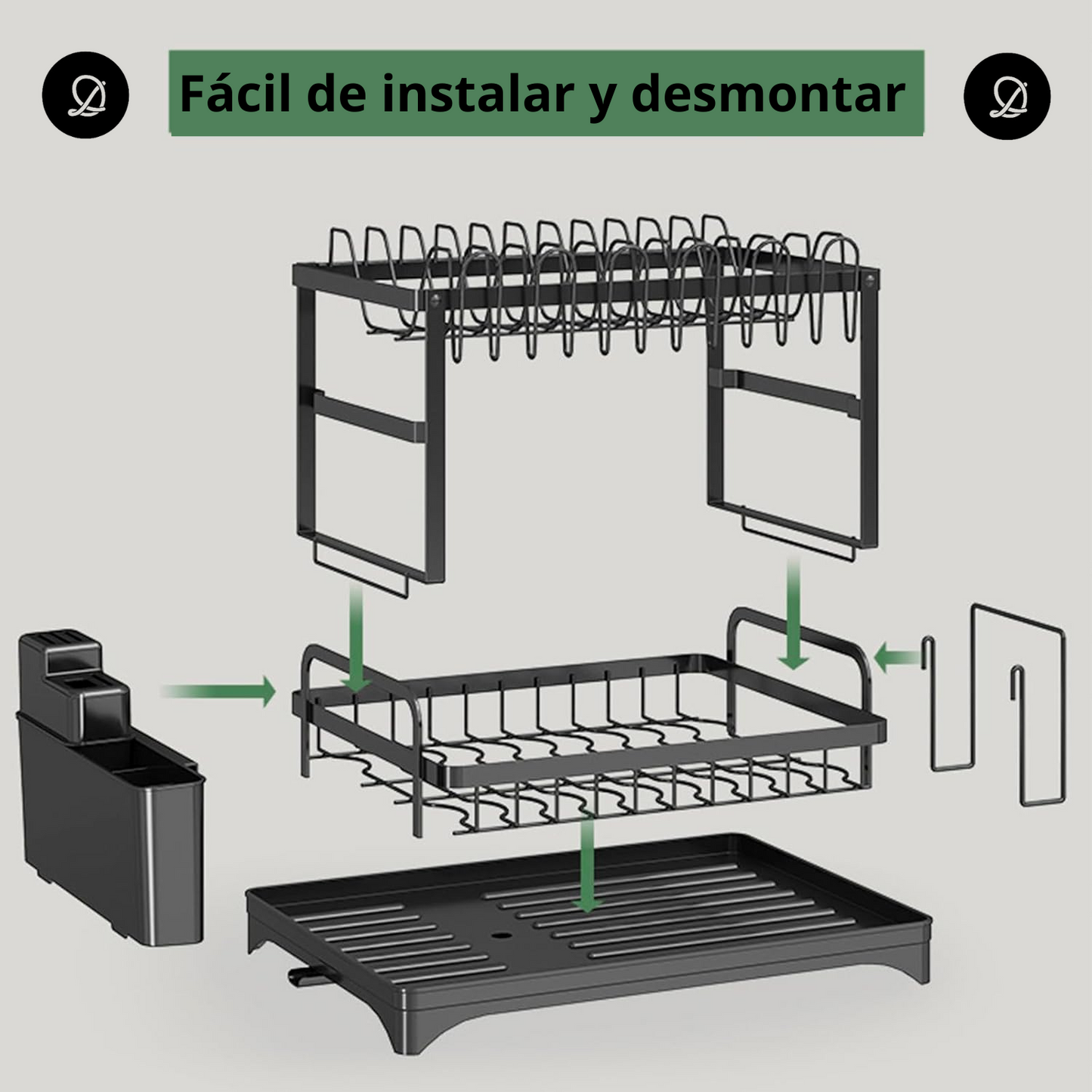 MaxiDryer Pro: Organiza y Drena con Estilo