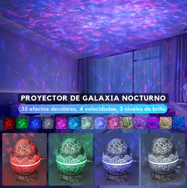 Proyector y Parlante BT: DinoAurora